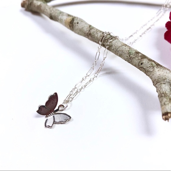 Butterfly Necklace, Dragonfly, Insect, Bee, Flower - Picture 5 of 10